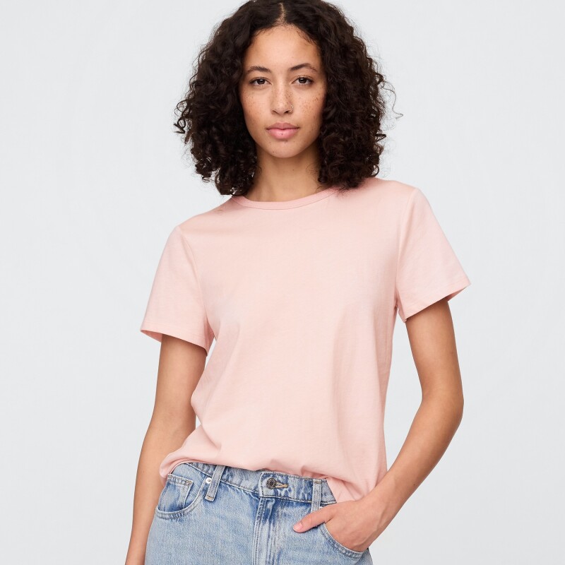 V-SS FAV CREW SOLID MISTY ROSE