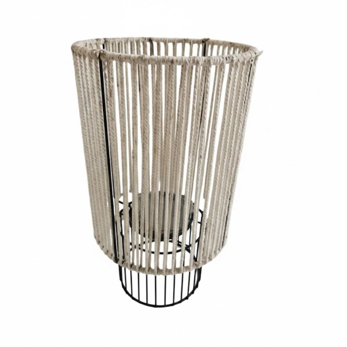 FANAL CILINDRICO METAL/CUERDA D21x37CM 