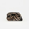 Bandolera New Penny en efecto cuero zaffiano Animal Print