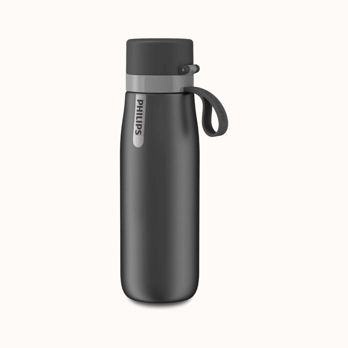 Botella con Filtro Purificador Philips Gozero 550 ml - Inoxidable Gris 