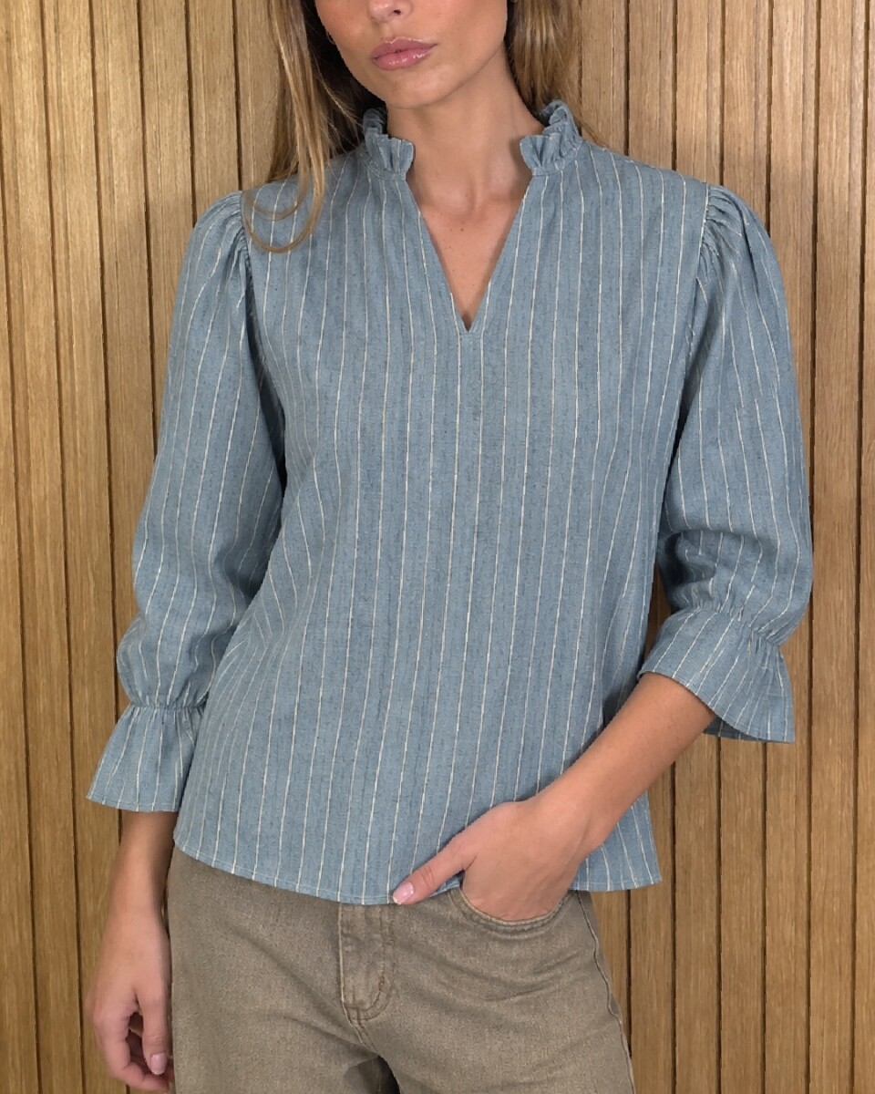 Blusa Copenhague - Denim Celeste Raya 1 