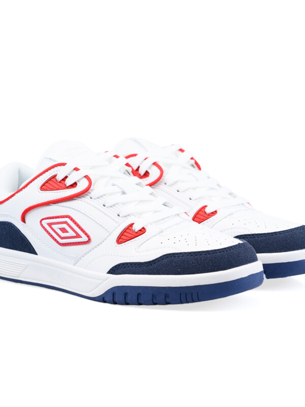 Championes Shoots Umbro Hombre Blanco, Azul Marino, Rojo