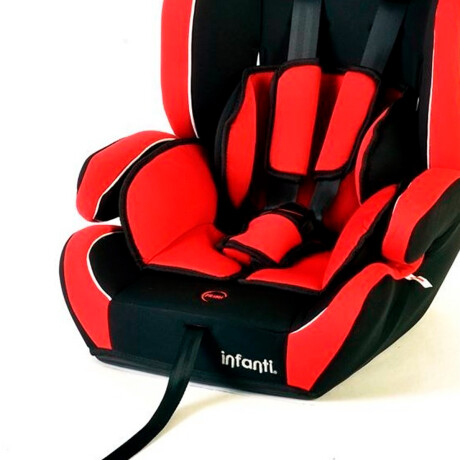 silla Butaca Booster P/ Auto Infanti Niños 9-36 Kg Rojo/Negro