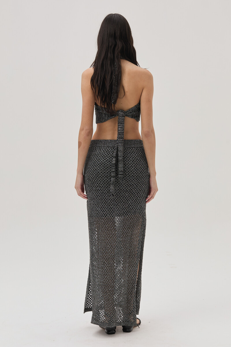 Vestido Joan Plateado