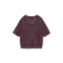 VMLEILANI STITCH 2/4 U-NECK PULLOVER Winetasting