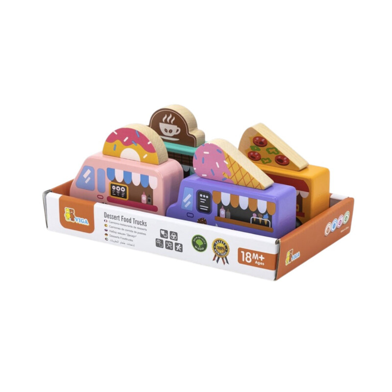 Camión de Juguete Food Truck Madera Camión de Juguete Food Truck Madera
