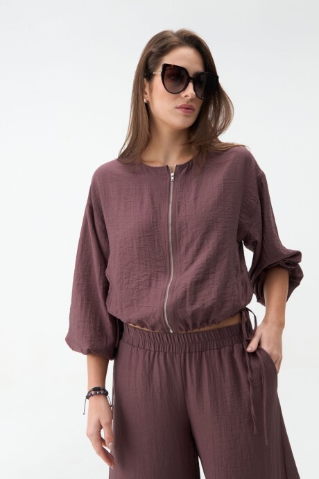 CAMPERA ELYRA Bordó