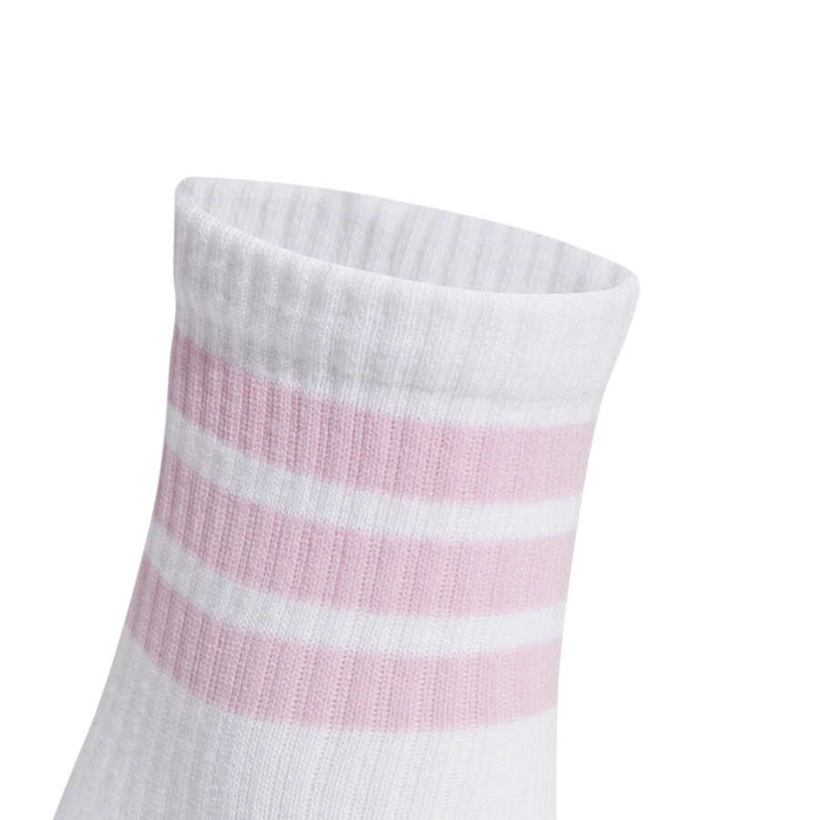 Medias Infantiles Adidas LK RIB x3 Blanco - Rosa - Violeta
