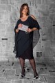 Vestido Bretas Negro