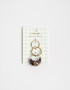 Sets Anillos Flores atrapadas Sets De Anillos - Dorado