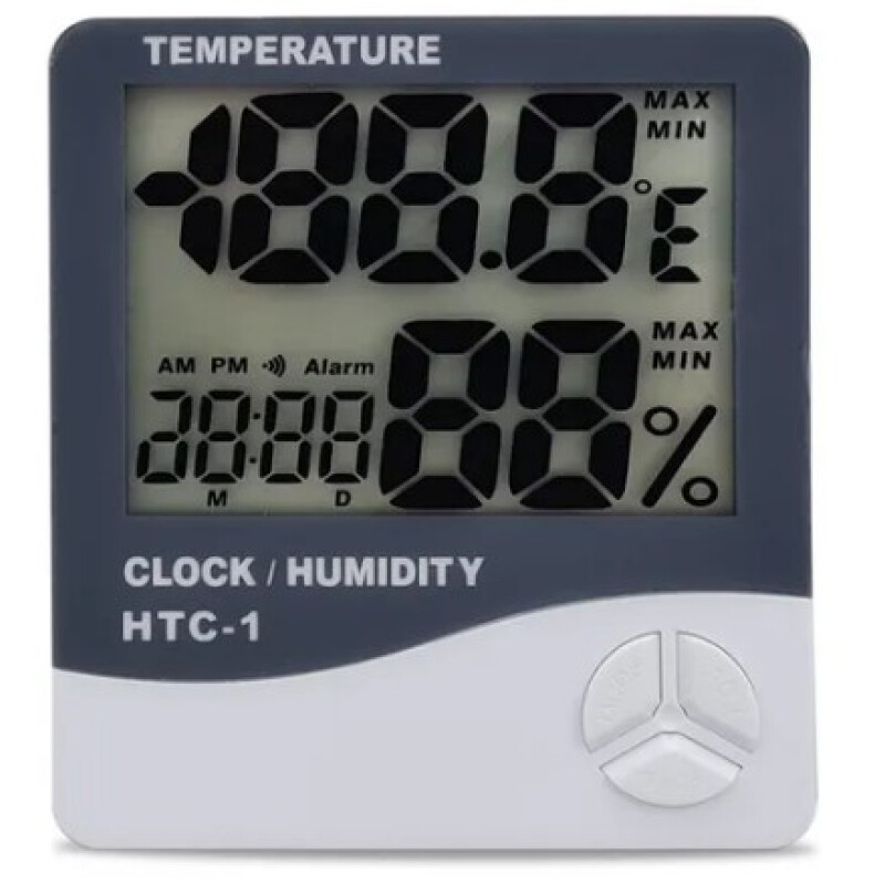 Reloj Digital Con Sensor De Temperatur Reloj Digital Con Sensor De Temperatur