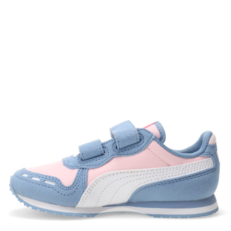 Championes Infantiles Puma Cabana Racer SL 20 V Rosado - Blanco - Celeste