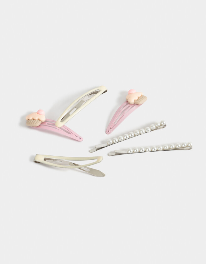 Hebillas Infantiles Con strass Set De Hebillas Infantiles - Combinacion Bicolor