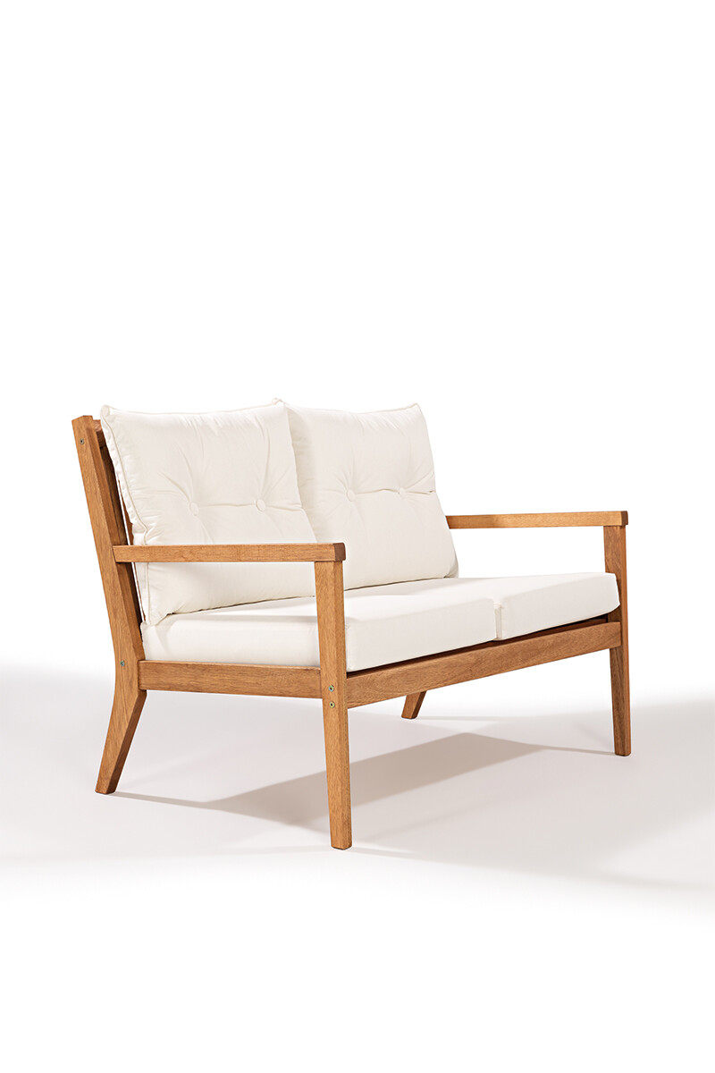 RIADE SOFA - SOFA RIADE 2 LUGARES ACQUABLOCK CRUDO 117x75x81CM JATOBA 