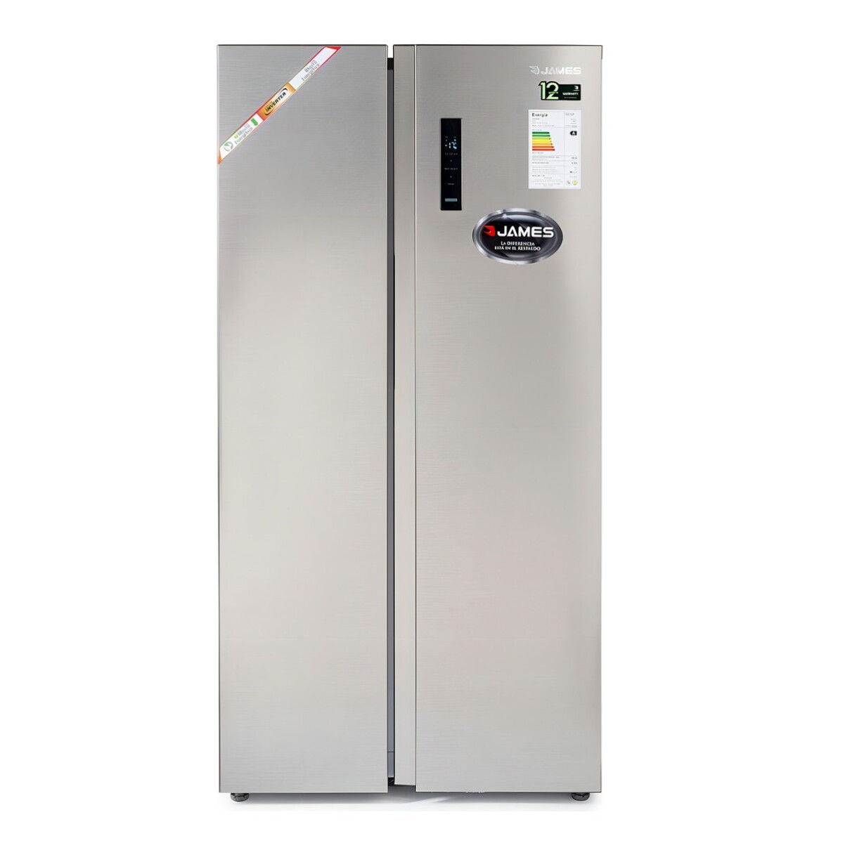 Refrigerador Rj 45m Side By Side Gris 