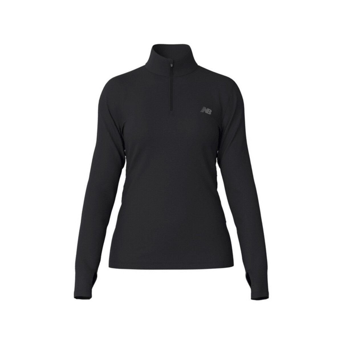 NEW BALANCE SPACE DYE QUARTER ZIP - Black 