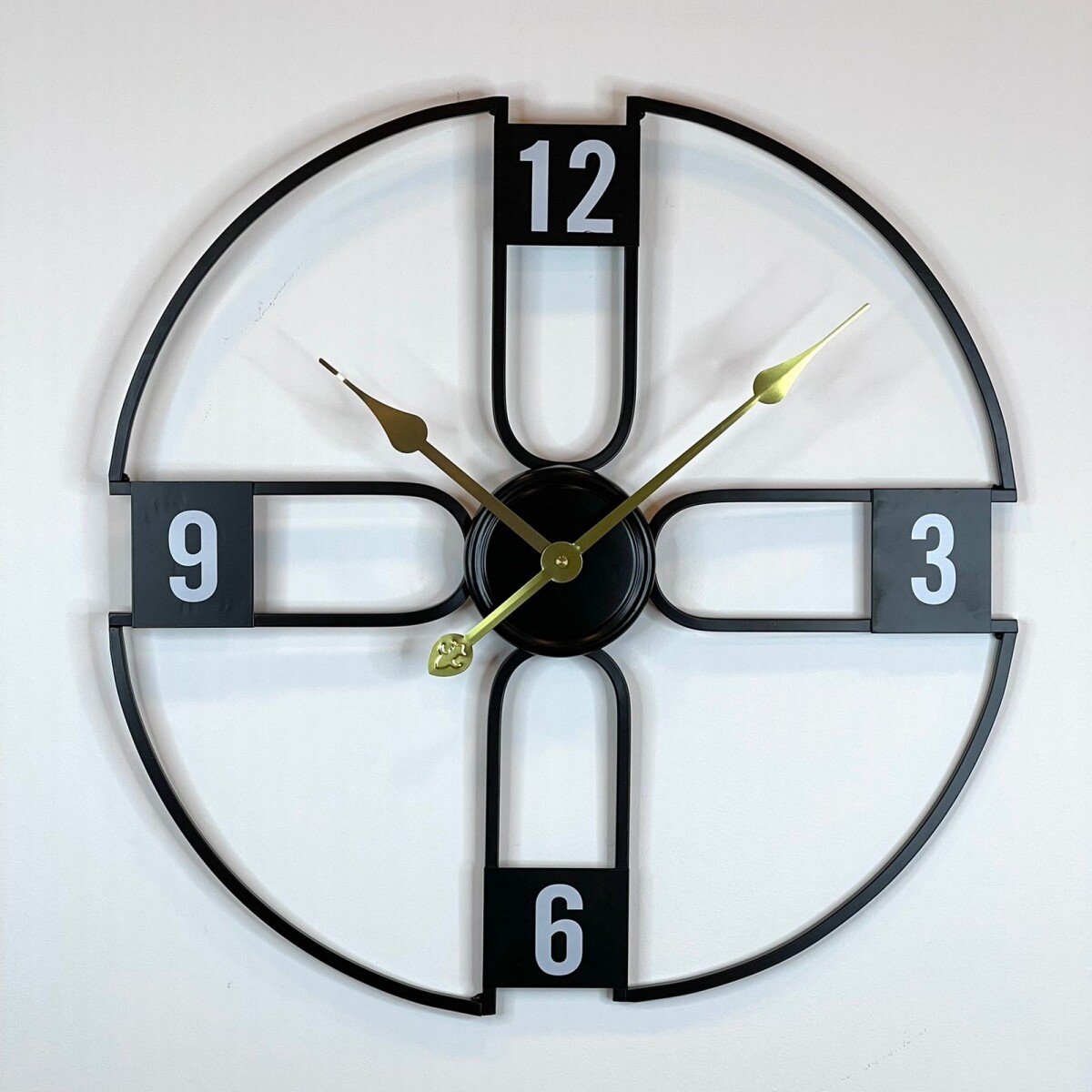 Reloj Pared Metálico Kotlas Negro Ø 50cm 