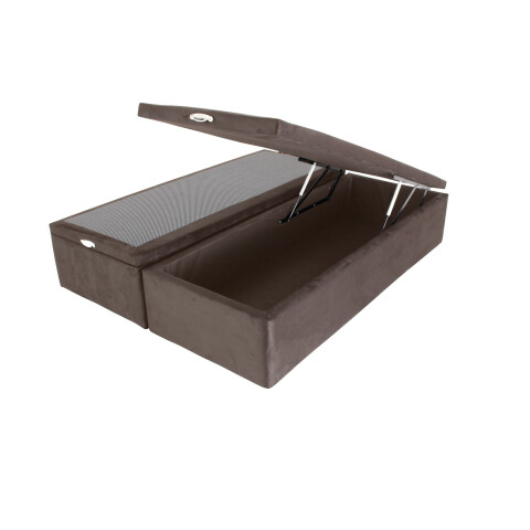 Box Baúl Queen 158x198x44 Swede Chumbo