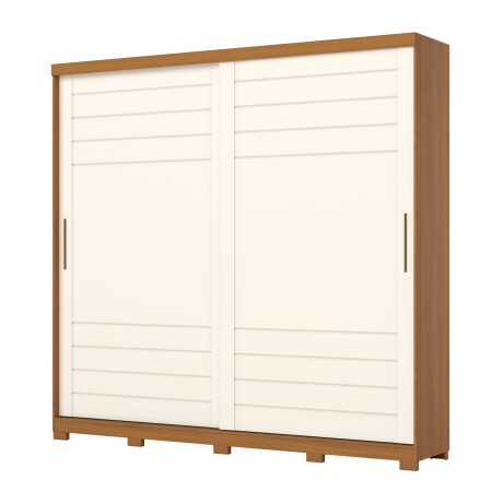 ROPERO CAYMAN 2 PUERTAS 6 CAJONES INTERNOS GUARDARROPA CLOSET ARMARIO 100% MDF OFF WHITE