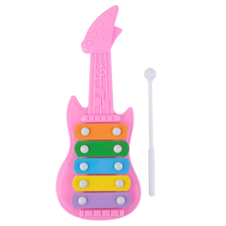 Xilofono de plastico con forma de guitarra Xilofono de plastico con forma de guitarra