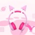 Auriculares Orejas Microfono Infantil Gamer Gorsun Gtia Color Variante Rosa