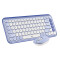Combo Ligitech Teclado Mouse Pop Icon Blutooth VIOLETA