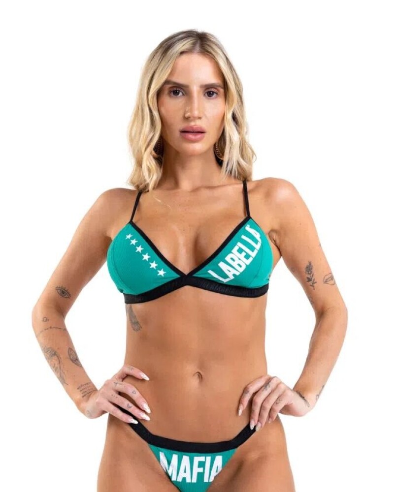 Conjunto Intimo Color Verde By La Bellamafia U