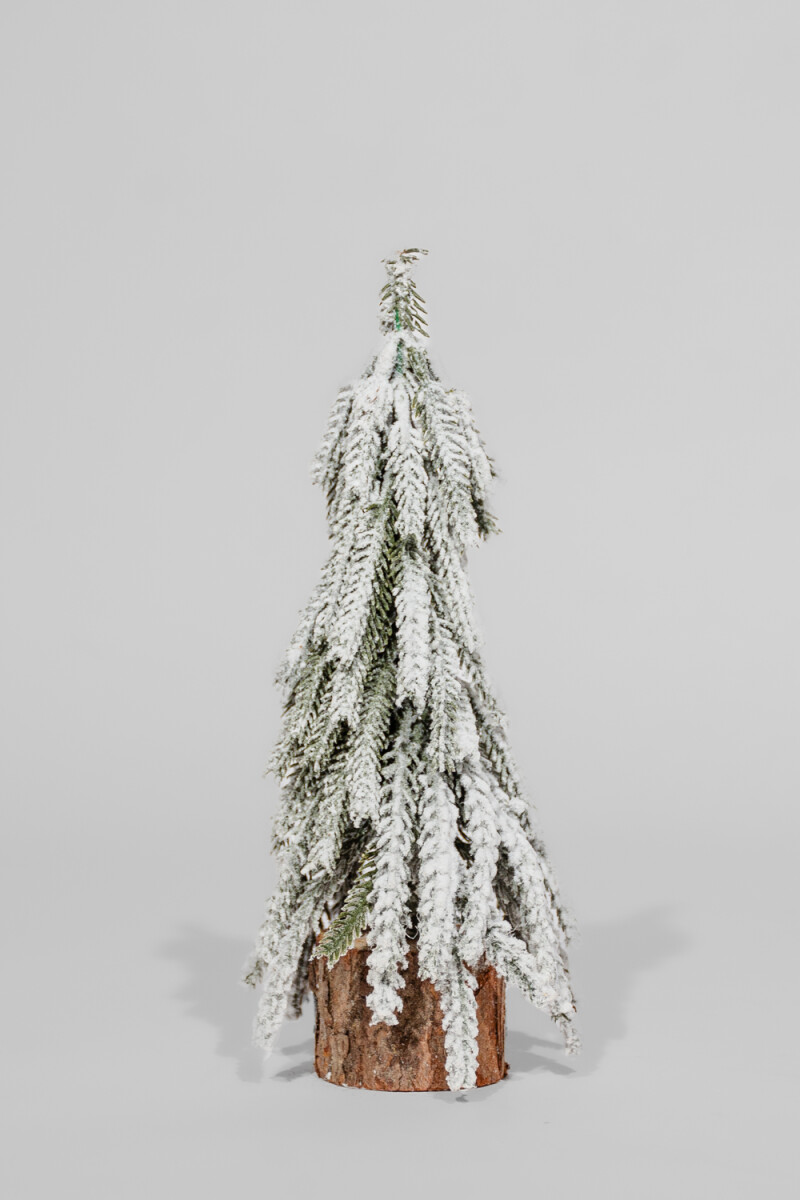 Deco Navidad Pino Nevado - Color Unico