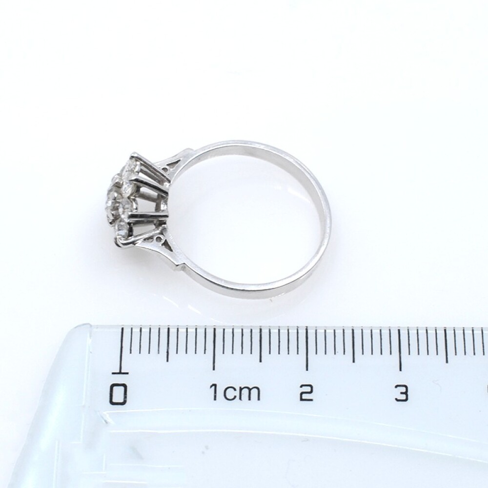 Anillo Oro Blanco 18K Y Brillantes Anillo Oro Blanco 18K Y Brillantes