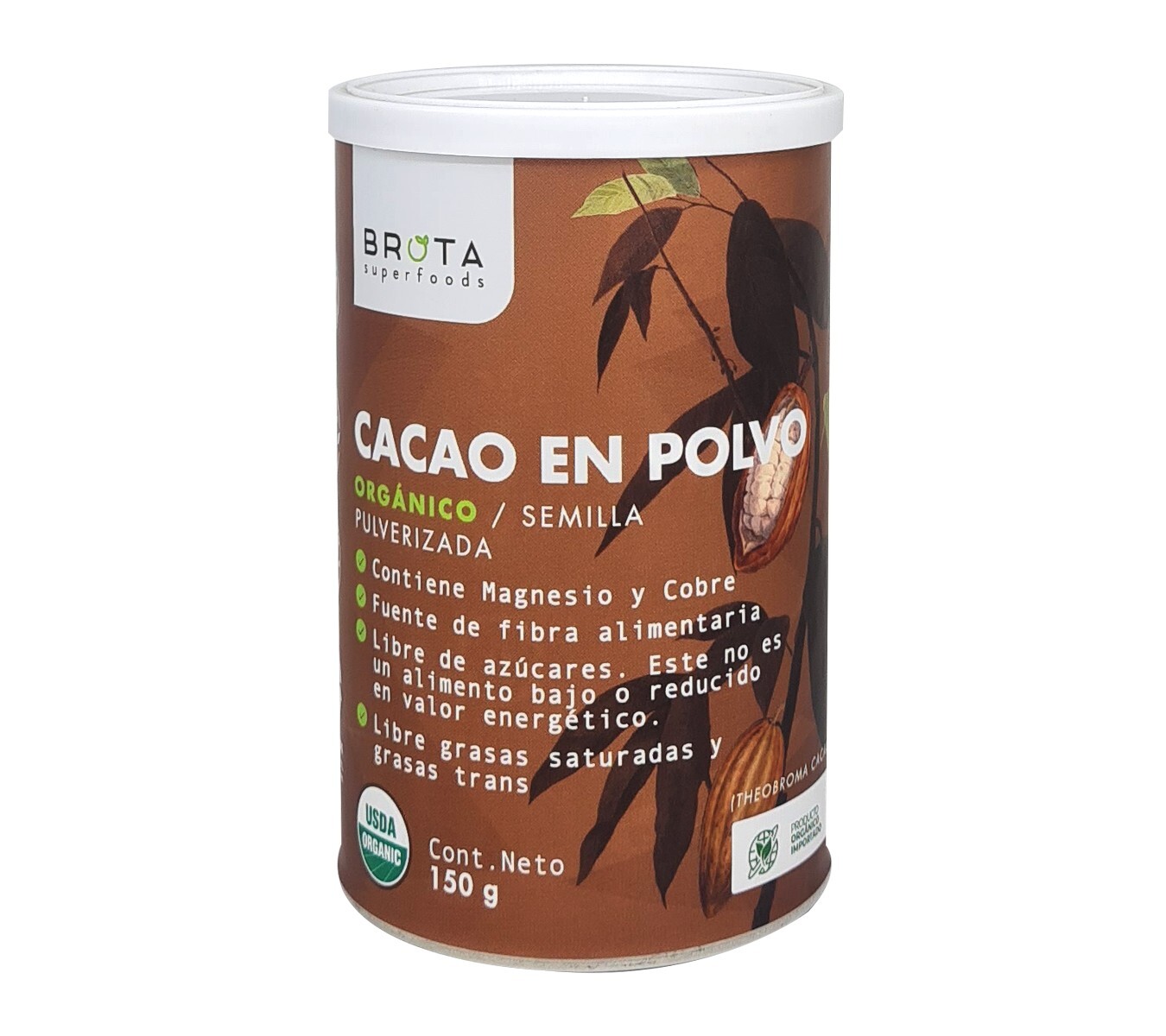 Brota Cacao en polvo orgánico 150 g 