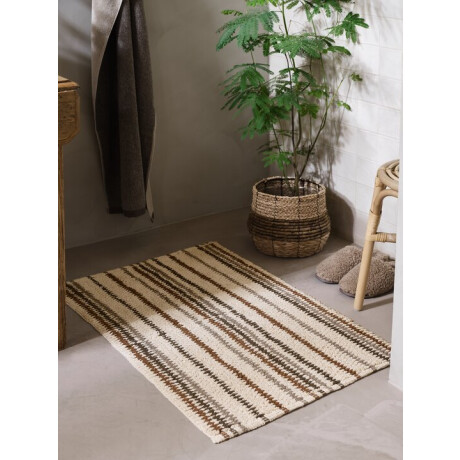 Alfombra baño SUNDBORN 60x90 rayas peso: 0.878