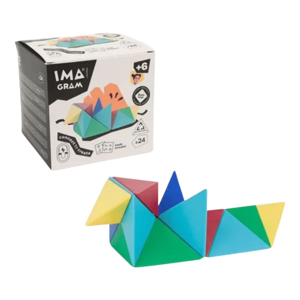 Imagram 24 Piezas Imanix 