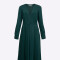 Vestido midi verde