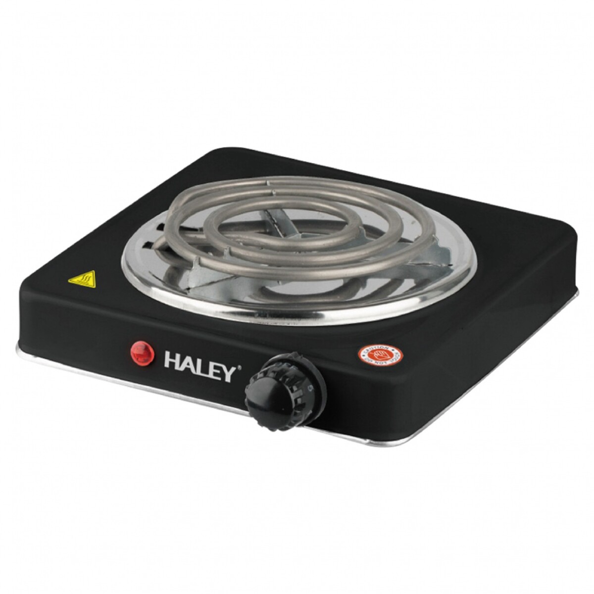 Anafe Eléctrico 1000W Negro 