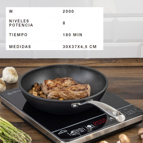 Placa anafe induccion Slim 2000 W Placa anafe induccion Slim 2000 W