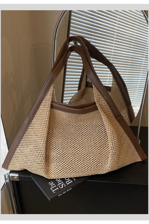 BOLSO TRIANGULAR TOSTADO