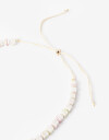 Collares Largos Color Collar Largo Cubitos Glass - Blanco Crema