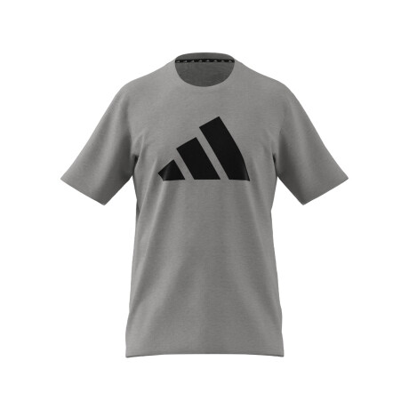 Camiseta Train Essentials Feelready Logo Training MEDIUM GREY HEATHER/COLLEGIATE NAVY