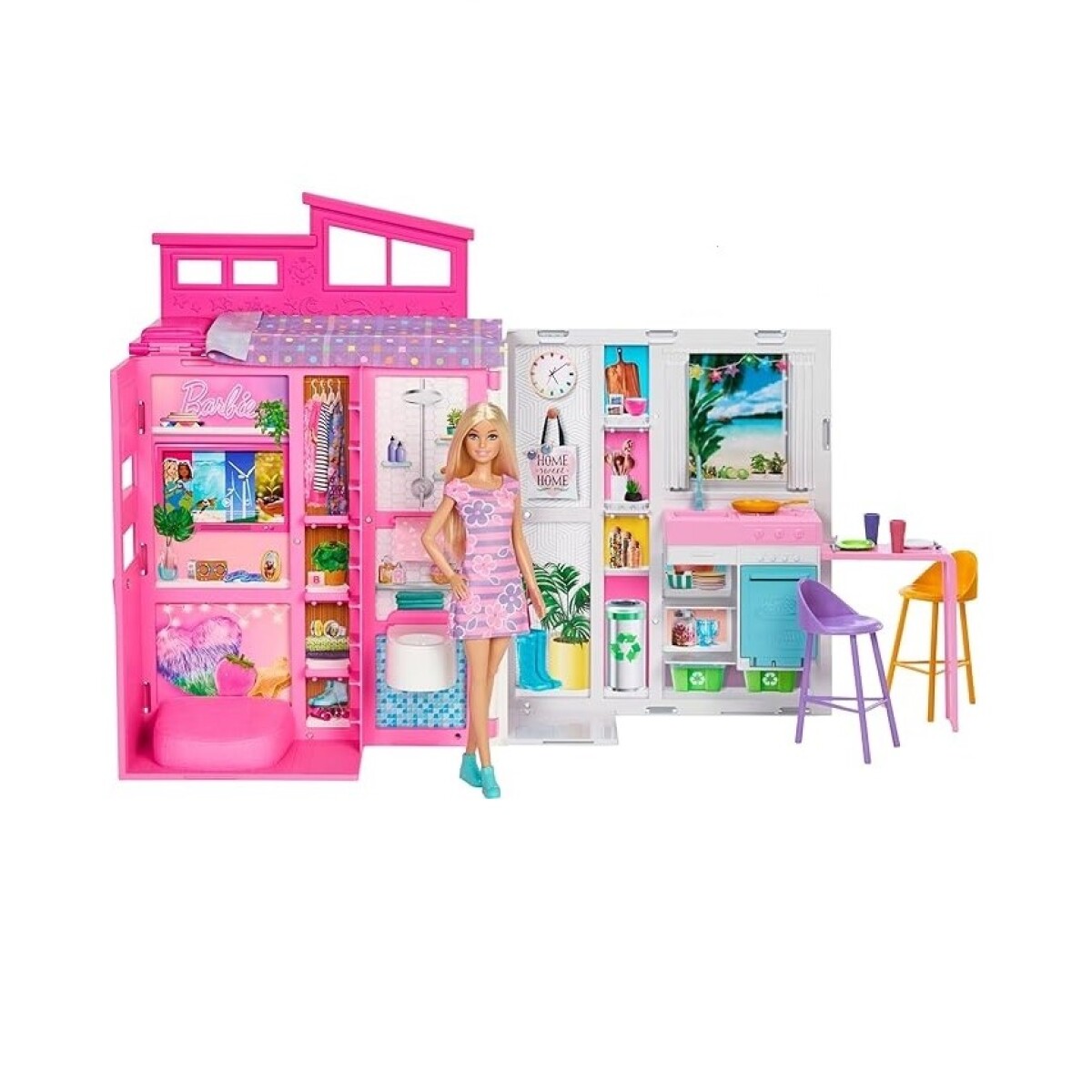 Playset Barbie Casa Glam con Muñeca 