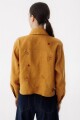 CAMISA AZAR DETAIL Camel