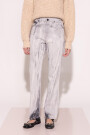 JEANS STRAIGHT CONTRAST Gris