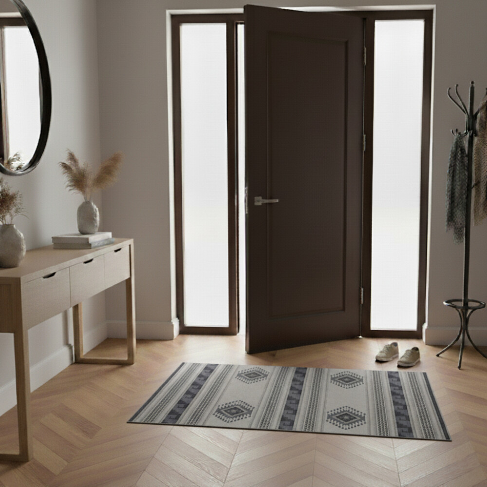 Alfombra Moderna | 50 x 80 cm Asteca Azul