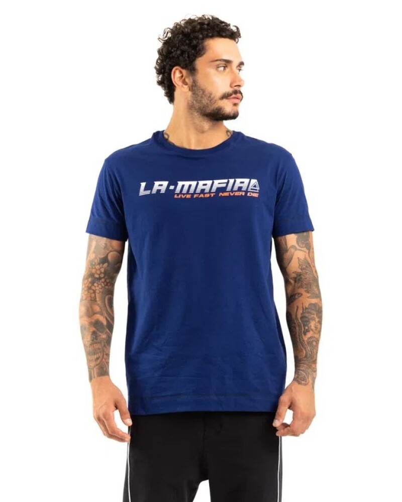 Camiseta Azul Marino Para Hombre U