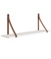 Estanteria flotante largo infantil Luna Blanco