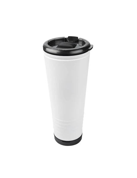 MUG TERMICO C/SILBATO VUVUZELA PLAST. 500ML BLANCO MUG TERMICO C/SILBATO VUVUZELA PLAST. 500ML BLANCO