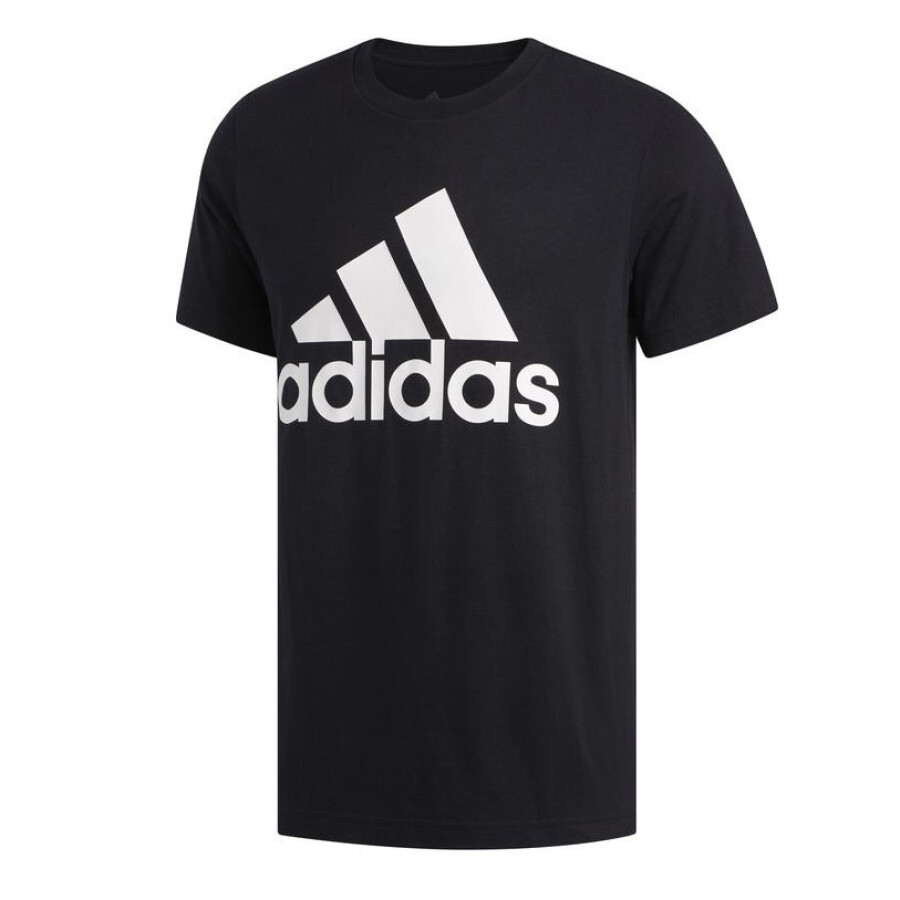 Remera de Hombre Adidas Badge Of Sport Tee Negro - Blanco