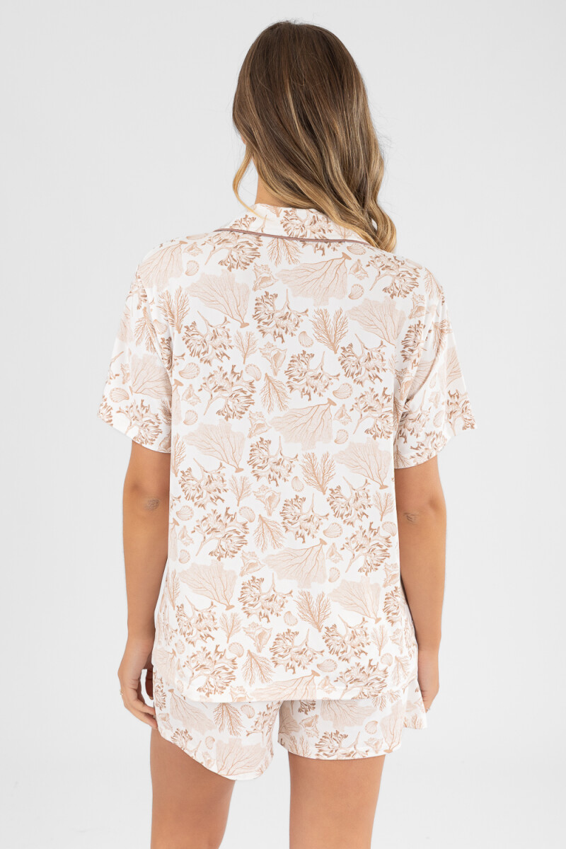 Pijama toile sea americano Marfil
