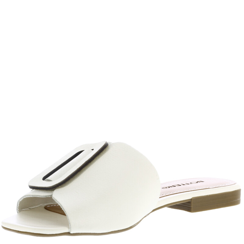 Zuecos de Mujer Bottero c/hebilla Blanco Hueso