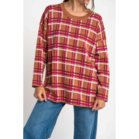 Sweater Intarsia Mocha