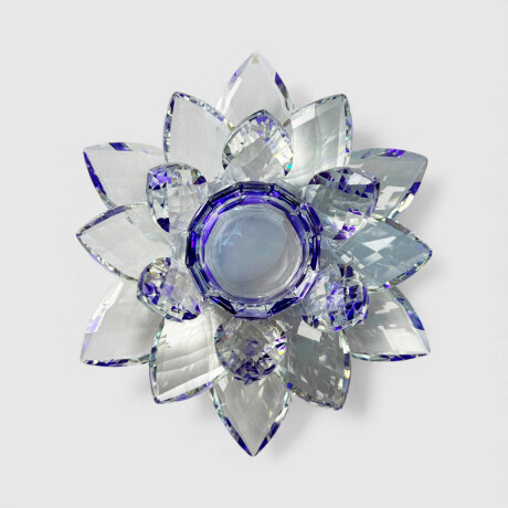 Centro De Mesa Flor De Loto Violeta